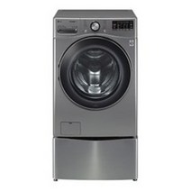 LG전자 트롬 트윈워시 드럼 세탁기 F21VDDM 21kg 방문설치, 모던스테인리스