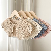 1+1 펀칭 레이스 봄여름 니트 숄 스카프 어깨숄 데일리 레이어드