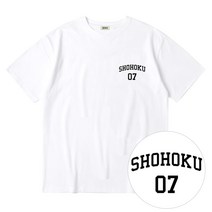ESU 쇼호쿠 SHOHOKU 반팔 티셔츠 오버핏 기본 캐쥬얼 대학 미국 남녀공용