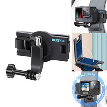 고프로 액션캠 백팩 책가방 거치대 마운트 어깨 360도 회전 집게 클램프 클립