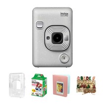 인스탁스 미니 리플레이 카메라+케이스+필름2팩/앨범+데코집게 증정, 미니 리플레이_스톤화이트