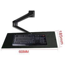 TV 브라켓 모니터 암 티비 거치대 벽걸이 받침대 ol-3l ol-1 ol-2 ol 시리즈 diy 부품 긴 팔 + 키보드 플레이트 알루미늄 액세서리 부품 블랙 회전 360 풀, 협력사, 검은 색
