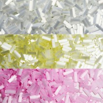 100g 대용량 마츠노 실크 막대비즈 원통형 재료 구슬 공예 반지 팔찌 악세서리 만들기, 6mm화이트