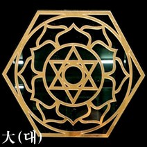 풍수백화점 히란야 문양 스티커 액자 풍수지리 인테리어 소품거울, 히란야대문대