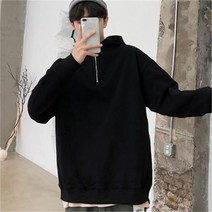 슈썸 후노락 무지후드티 기모안감 하프집업 IS ANR02