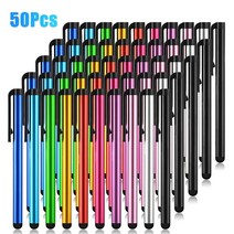 터치펜 듀얼 태블릿 호환 1050Pcs iPad 13 x에 대 한 유니버설 터치 스크린 스타일러스 펜 스마트 전화 태, 01 Multicolor 50pcs