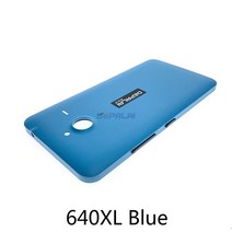 스마트폰 부품 노키아 루미아 하우징 배터리 커버 640XL 640 650 도어 케이스 교체용 백, [10] 640XL Blue