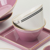 엘리나 24k골드라인 밥공기 다이어트밥그릇 2Color, 1.화이트 공기