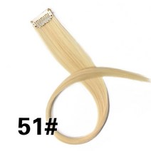 AliLeader 합성 제품 하이라이트 원피스 헤어 클립 인 익스텐션 옴브레 20 색 50Cm 롱 스트레이트 온, 31 51_01 20 inches