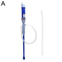 자동 주유기 오일 급유기 전기 자동 유체 액체 사이펀 펌프 배터리 구동 가스 물 욕실, 푸른, 01 Blue