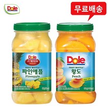 Dole 돌 후룻바틀 파인애플3개+황도3개/무배