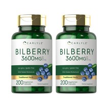 1+1 칼라일 carlyle 빌베리 후르츠 열매 추출 아이 헬스 눈 영양 보충 3600mg 200 베지 캡슐