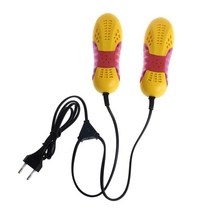 220V 10W EU 플러그 레이싱 카 모양 가벼운 바이올렛 신발 건조기 냄새 제거 히터 95AC, 01 Yellow Color_01 EU