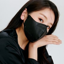 콜로레 KF94 V라인핏 국산마스크 2D새부리형 컬러마스크 8컬러 신상컬러추가, 대형(남녀공용), 블랙, 30매