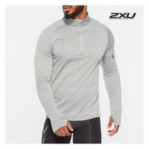 [2XU] 글로벌 남성 퍼수트 기모 하프집업 긴팔티_X0LM23103MLG