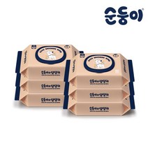 순둥이 [순둥이]댕댕이 강아지물티슈 80매 6팩 (6DG)