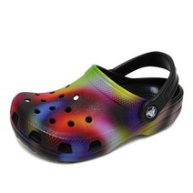 크록스 여성 클래식 솔라라이즈드 클로그 슬리퍼 샌들 207587-0C4