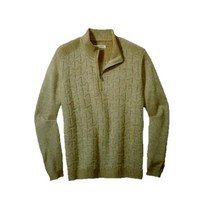 [143030][써스데이아일랜드]토미 바하마 남성 T423022 팜 비스타 하프 짚 모크 스웨터 모스 M