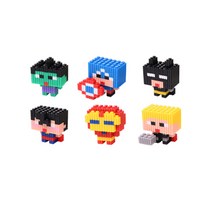 3D 디폼블럭 영웅 6종세트, 입체블럭 영웅 6종