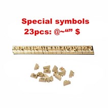 각인기계 연필각인 레이저마킹기숫자 기호 알파벳 세트 핫 포일 스탬핑 기계용 10cm T 슬롯 몰드 맞춤형, [06] QS100-L