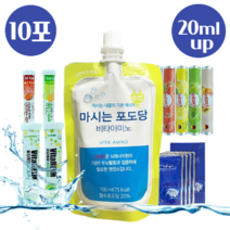 마시는수액 마시는 먹는 수액 포도당 링거 링겔, 웨이브 프로폴리스 캔디 8개입 5 페퍼민트