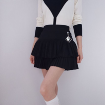 스마일 킬링 주름 플리츠 캉캉 골프스커트 골프치마