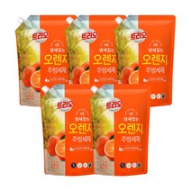 애경 트리오 오렌지 주방세제 1.2L, 5개