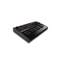 Akai Pro MIDI 키보드 25 키 USB 벨로시티 대응 8패드 음악 제작 소프트 MPK 미니 mk3 검정