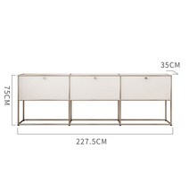 수납장 미트센츄리 화이트 모던 TV장 수납장 티비다이 거실 인테리어 가구 도어형 모듈, A. 화이트 싱글 캐비닛 A3 모델