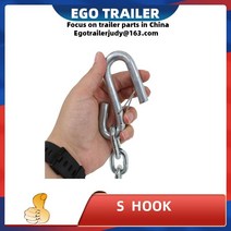 견인볼마운트 견인볼 견인고리 dk마린 갤로퍼견인고리 견인봉 견인볼커버 견인볼마운트 견인바볼 자아 트레일러 3500lbs 트레일러 안전 와이어 안전 로프 체인(s 후크 트레일러, 없음