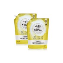 자연퐁 스팀워시 주방세제 레몬향 1Lx2, 자연퐁 스팀워시 주방세제 레몬, 1000ml
