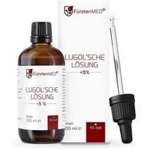 독일 FürstenMED Lugol Solution 5% 요오드 영양제 용액 드랍 100m, 1ea, 1개