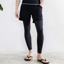 HWH321224남자일체형4부반바지레깅스 DJ DHO 3382