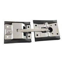 브래킷 포함 T 모양 버클 RV 트레일러 고정 포지셔닝 보호용 간편한 설치 트럭 도어 후크 스테인레스, CHINA