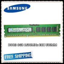 Samsung DDR3 8GB 16GB 서버 메모리 1600MHz Pure ECC UDIMM 2RX8 PC3L-12800E 1.35V 워크 스테이션 RAM 12, [02] 2 x 8GB