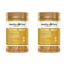 Healthy Care 헬씨케어 로얄 젤리 365정 2팩 Royal Jelly 1000 365 Capsules, 1개, 1