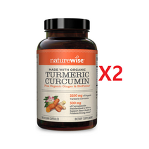 1+1 네이처와이즈 강황 커큐민 2250mg 180베지캡슐 2개, 1개, 기본, 180정
