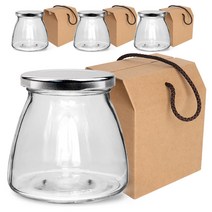 유리병 바이브자 S 800ml + 선물상자, 4세트