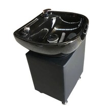 미용실 샴푸 세면대 헤어샵 이발소 샴푸대 세라믹, 공식 표준인 작은 바닥과 큰 받침대를 더한