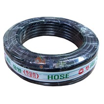 흑편사 물호스 15mm x 50M, 흑편사호스(15mm) X 50M