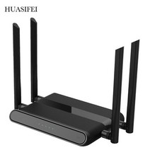 파워딜 HUASIFEI 1200Mbps 고전력 기가비트 듀얼 밴드 2.4G 5.8G 무선 라우터 802.11ac USB2.0 포트 4 * 6, 01 BLACK