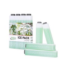 투어잇 휴대용 아이스팩 4pc (재사용 가능), 블루
