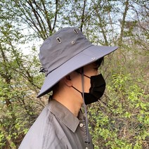 젠틀앵글러 남자 부니햇 여성 등산모자 버킷햇 정글모자, FREE, 그레이