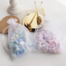 대용량 nice-day 석고방향제 향낭주머니 실내 화장실 옷장 자동차 탈취, 레인, 핑크&퍼플