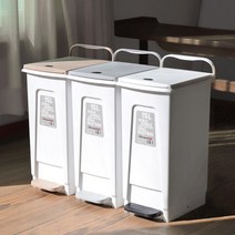 심플 디자인 페달휴지통 15l 20l 종량제쓰레기통 주방 사무실 거실 카페 휴지통 인테리어, 노블페달휴지통 20L (그레이)