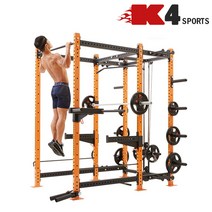K4스포츠아몸디 K4-330 파워랙 하프랙 홈트레이닝 스쿼트랙 홈짐 복합헬스머신 치닝디핑 도어짐 철봉 헬스, 선택완료