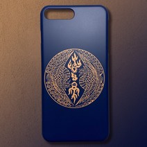 [카드케이스]전통 문양 쌍봉황문 코발트 골드 디자인 휴대폰 케이스/군인 임관 선물 추천, 갤럭시10e, 선택옵션