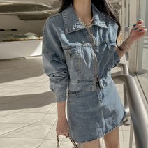 다바걸 레니청집업숏자켓
