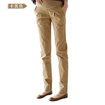 임산부옷 오피스임부복 빅사이즈 출산 바지 새로운 가을 코튼 패션 의류 임신 캐주얼 임산부 있는