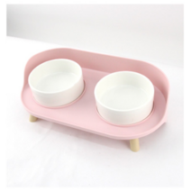 도그아이 강아지 고양이 밥그릇 타이디 식기세트, 9세트, 핑크